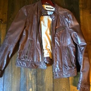 Marc New York Brown Leather Jacket